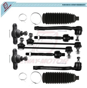 For 07-12 Hyundai Elantra 10-13 Kia Forte 10Pcs tie rod end ball joint sway bar - Picture 1 of 12