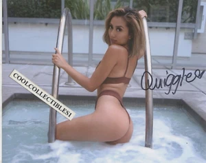 QUIGGLE IGNACIO IN PERSON SIGNED 8X10 COLOR PHOTO 2 COA "PROOF" SEXY HOT MODEL - Picture 1 of 2
