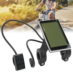 E-Bike Electric Scooter Speed Meter LCD Screen Display M5 5PIN 24/36/48/60V USA - Picture 1 of 20