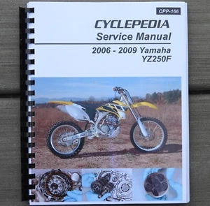 2006-2009 Yamaha YZ250F YZ250 YZ 250 250F SERVICE & REPAIR MANUAL - Picture 1 of 2