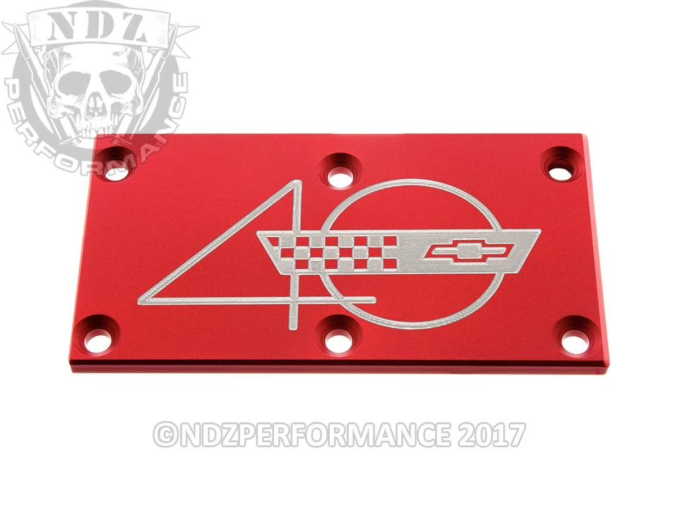 Корпус дроссельной заслонки TPI для Chevy C4 Corvette 40th LT1 1993 красный - Изображение 1 из 1