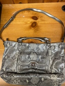 Coach Campbell Snakeskin Bag - Picture 1 of 4