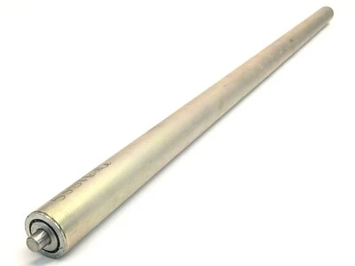 Rodillo transportador 36-7/8" L, 1-1/2" OD, 1/2" ID con eje L 37-7/8" Foto 1 de 3