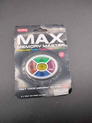2017 Schilling MAX MEMORY MASTER Simon Says Handheld ELECTRONIC GAME  Portable - Image 1 of 2
