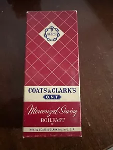 Coats & Clark’s ONT Box Of 12 Sewing Thread Spools - Picture 1 of 2