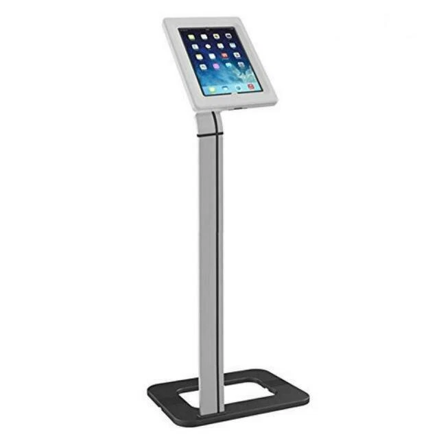 Maclean MC-645 Supporto da Terra per Tablet 9,7''-10,1'' - Bianco/Nero