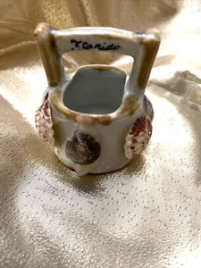 CL13 Vintage Florida Souvenir Seashell Wishing Well Toothpick Holder - Picture 1 of 4
