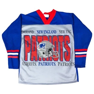 De colección 1995 New England Patriots Logo Cuello Redondo Juvenil Talla Grande - Imagen 1 de 4