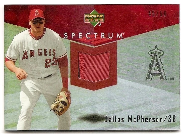 2007 UPPER DECK SPECTRUM GAME-USED PATCH #SSWDM Dallas McPherson #45/50 2CLR - Image 1 of 1