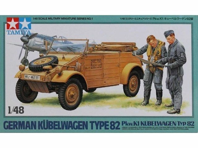 TAMIYA 1:48 KIT MEZZO MILITARE AUTO GERMAN KUBELWAGEN TYPE 82    ART 32501 - Immagine 1 di 1