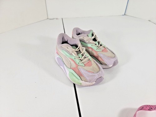 Scarpe sneakers Puma taglia 9C Rs X Collegiate Ac stringate bambino ragazza verde