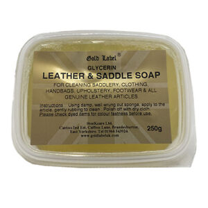 Gold Label Saddle Soap & Glycerin Leather Horse Care Grooming Shoes Boots