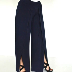 PANTALONI DONNA ISTINTI ARTICOLO 30559 MAGLINA SPACCHI ELASTICO VITA COMODO - Imagen 1 de 10