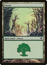 Forest (#247) - Foil Scars of Mirrodin LP MTG