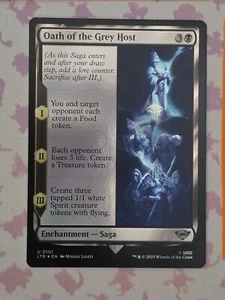Oath of the Grey Host - LOTR NM Foil - Picture 1 of 2