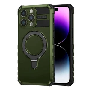 Funda MagSafe para iPhone 16 Pro Max Plus + Cubierta con soporte magnético resistente blindado - Imagen 1 de 25