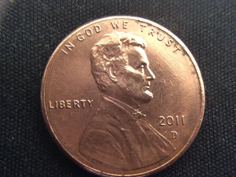 2011 D lincoln shield penny,RD Cover