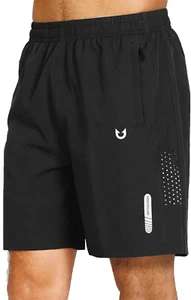 Men'S Athletic Running Shorts Quick Dry Workout Shorts 7"/ 5"/ 9" Lightweight Sp - Picture 1 of 12