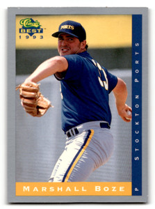 1993 Classic Best #165 Marshall Boze Stockton Ports Baseball Card
