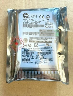 HP 652564-B21 653955-001 300GB 10K 2.5" SAS 6G DUAL PORT SC HDD - Image 1 of 4