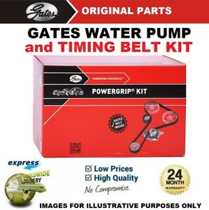 GATES WATER PUMP & TIMING BELT KIT for CHEVROLET AVEO Saloon 1.5 2005->