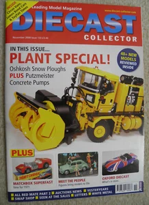 'Diecast Collector' magazine. Nov 2008. 95 pages. Excellent condition. - Picture 1 of 1