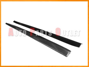 Carbon Fiber Side Skirt Add-on Lip For 06-10 M-BENZ W219 CLS350 CLS550 CLS55 AMG - Picture 1 of 5