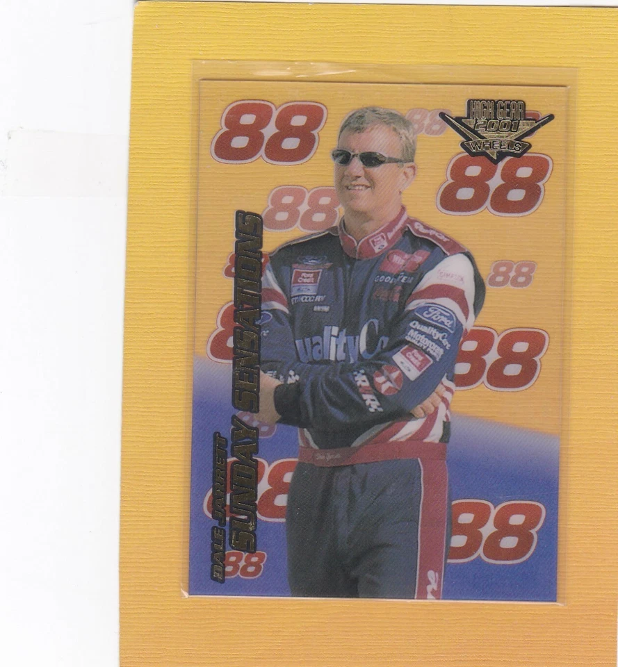 2001 HIGH GEAR WHEELS SUNDAY SENSATIONS DALE JARRETT #SS1 MINT *64627 - Image 1 of 1