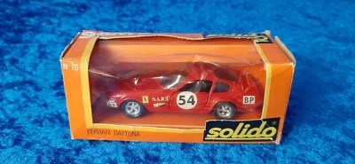 SOLIDO 1/43 1:43 FERRARI DAYTONA 365 GTB4 VINTAGE MODELLINO AUTO M8 - Immagine 1 di 4