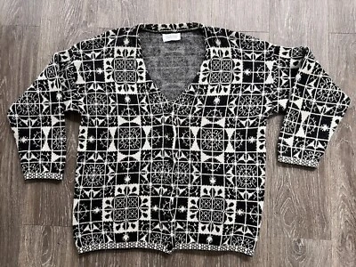 BENETTON GORGEOUS WOOL MADE IN ITALY VINTAGE 90s BUTTON FRONT CARDIGAN Foto 1 de 4