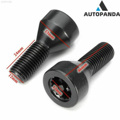 New M12x1.5 Aluminum Wheel Bolts Lock Screw 36136786419 For BMW 1/3/5/6 Series - Imagem 1 de 4
