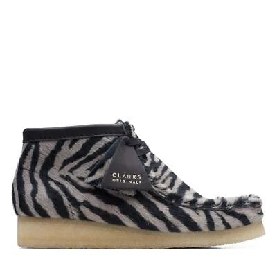 [26172717] WOMENS CLARKS WALLABEE BOOT ZEBRA PRINT - Image 1 of 4