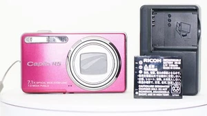 Ricoh Caplio R5 RED 7.2MP Compact Digital Camera From Japan Version 1.61 - Picture 1 of 23