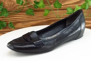 Scarpe mocassino Via Spiga taglia 8 M nere pelle donna - Foto 1 di 9