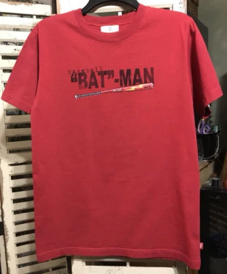 LN~BOUTIQUE~WES AND WILLY~BASEBALL BAT~BATMAN~SHORT SLEEVE~TEE~BOY'S LARGE - Image 1 of 3