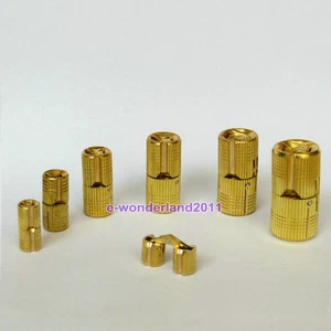 4x Verstecktes Scharnier Unsichtbares Scharnier Fass Verdeckt Scharnier 8/10/12/14/16/18mm MESSING - Bild 1 von 13