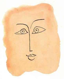 Henri Matisse Face 1948 Sketch A3 Photo Print - Picture 1 of 1