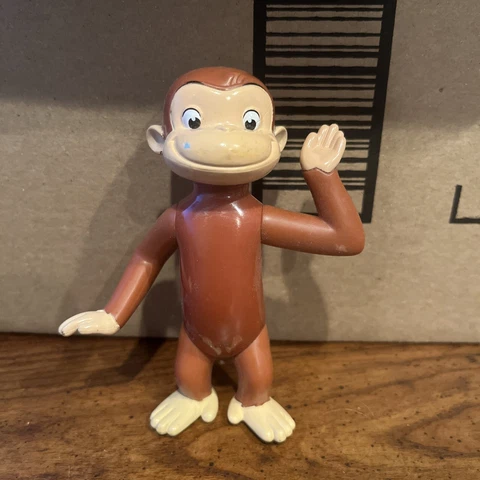 Curious George Brown Monkey 4" Vinyl Figure A1 Cover