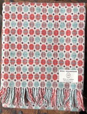 Bronte 100% Reversible Merino Wool Throw woven in the UK