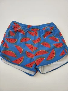 Girls Hanna Andersson Watermelon French Terry Shorts size 150 (12) - Picture 1 of 2