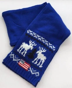 Ralph Lauren Boys Reindeer Scarf Bnwt - Picture 1 of 9