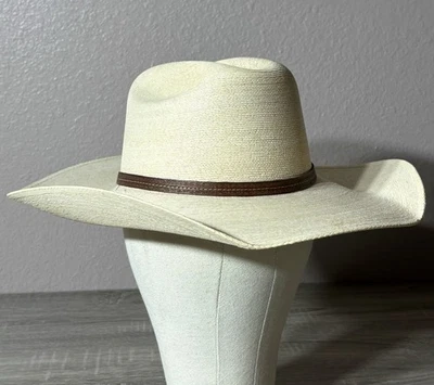 Atwood Maverick Long Oval Cowboy Hat Size 7X Made Mexico Western Rodeo. EUC - Image 1 of 4