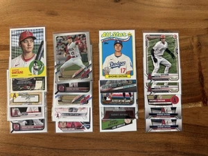 Shohei Ohtani 20 Card Lot 2020/21/22-24 Topps + Panini Chrome Ginter Bowman Foil - Bild 1 von 2