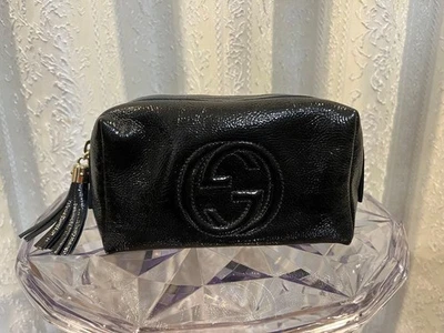 Gucci black patent leather pouch with tassel #PG9NQ7 - Изображение 1 из 4