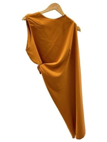 MAISON MARGIELA Abito MM6 asimmetrico senza maniche 36 poliestere ORN colore tinta unita S52CT0173