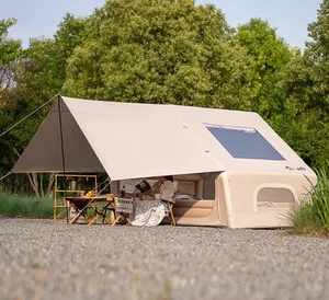 Campingzelt mit großem Dachfenster Sternenhimmel + GRATIS 75 W Solarmodul - Bild 1 von 17