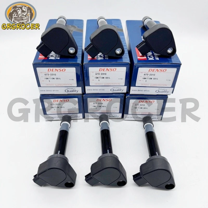 6X Denso 30520-P8E-A01 Ignition Coil Fits For Honda Accord Odyssey Acura CL TL - Image 1 of 4