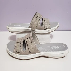 Clark's Cloud Steppers 2023 sandalo donna regolabile marrone taglia 6 - Foto 1 di 7