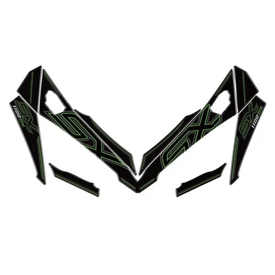 Calcomanía protectora de carenado de faros delanteros para Kawasaki Ninja 1100 SX 2025 Foto 1 de 4