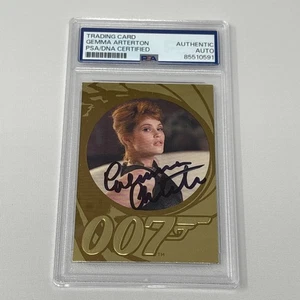 Signed Gemma Arterton James Bond Card  Autograph 194 Agent Fields PSA DNA - Picture 1 of 3